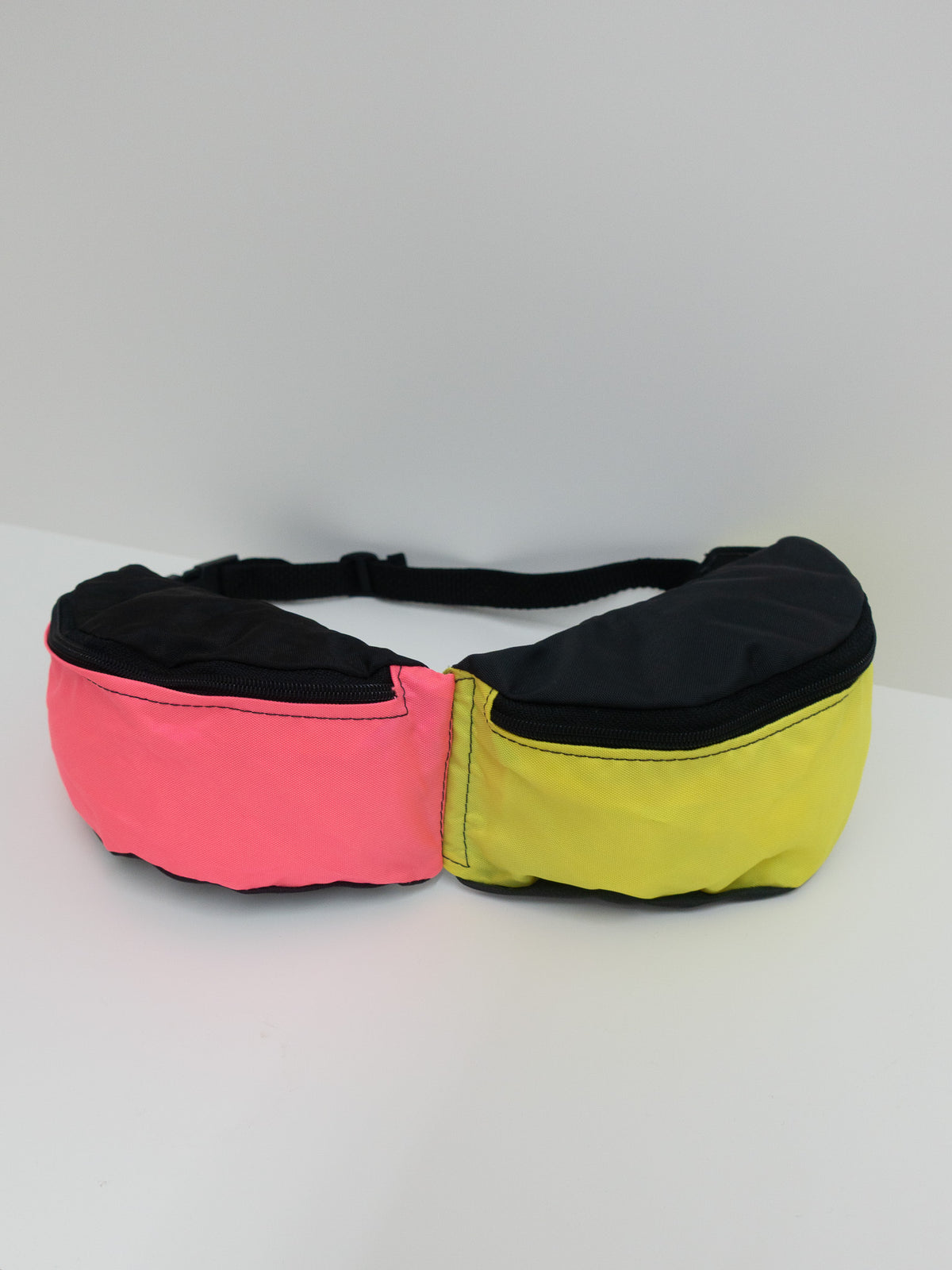 DEADSTOCK HIP BAG 2CONBI / PINK × YELLOW