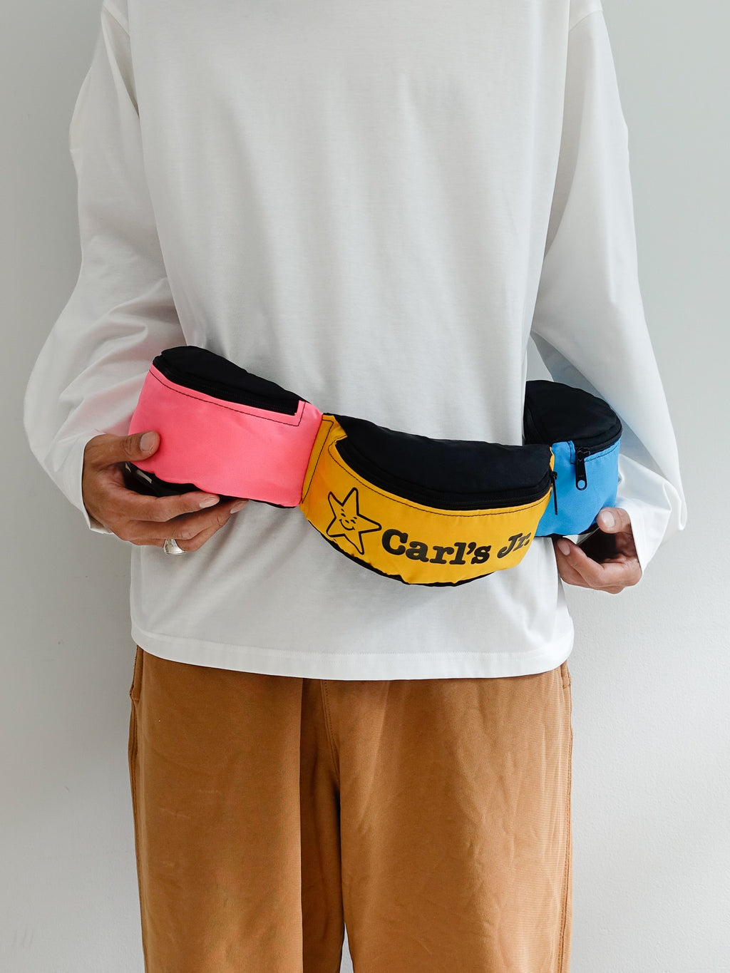 DEADSTOCK HIP BAG 3CONBI / PINK × YELLOW × BLUE