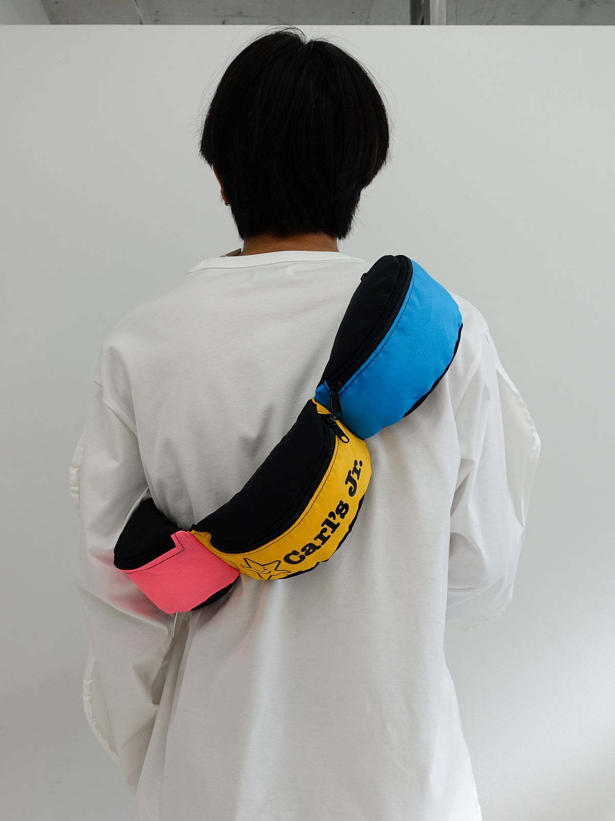DEADSTOCK HIP BAG 3CONBI / PINK × YELLOW × BLUE